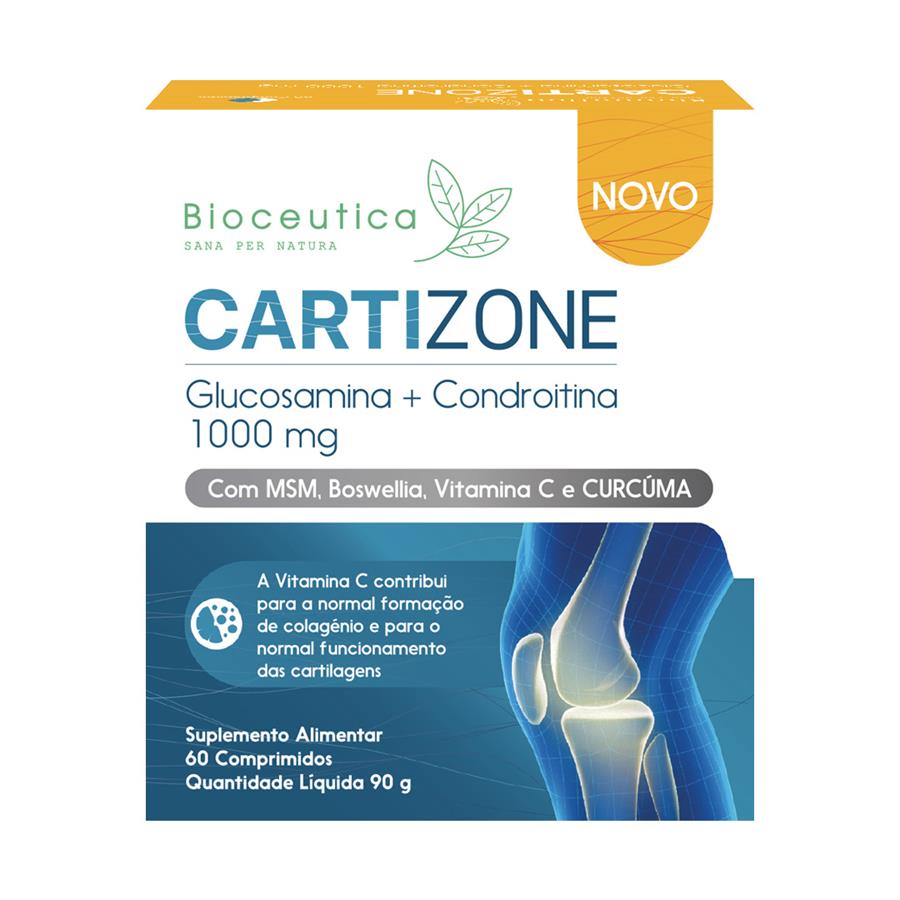 Bioceutica Cartizone Glucosamina + Condroitina 60 Comprimidos - imagem principal