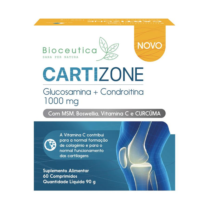 Bioceutica Cartizone Glucosamina + Condroitina 60 Comprimidos
