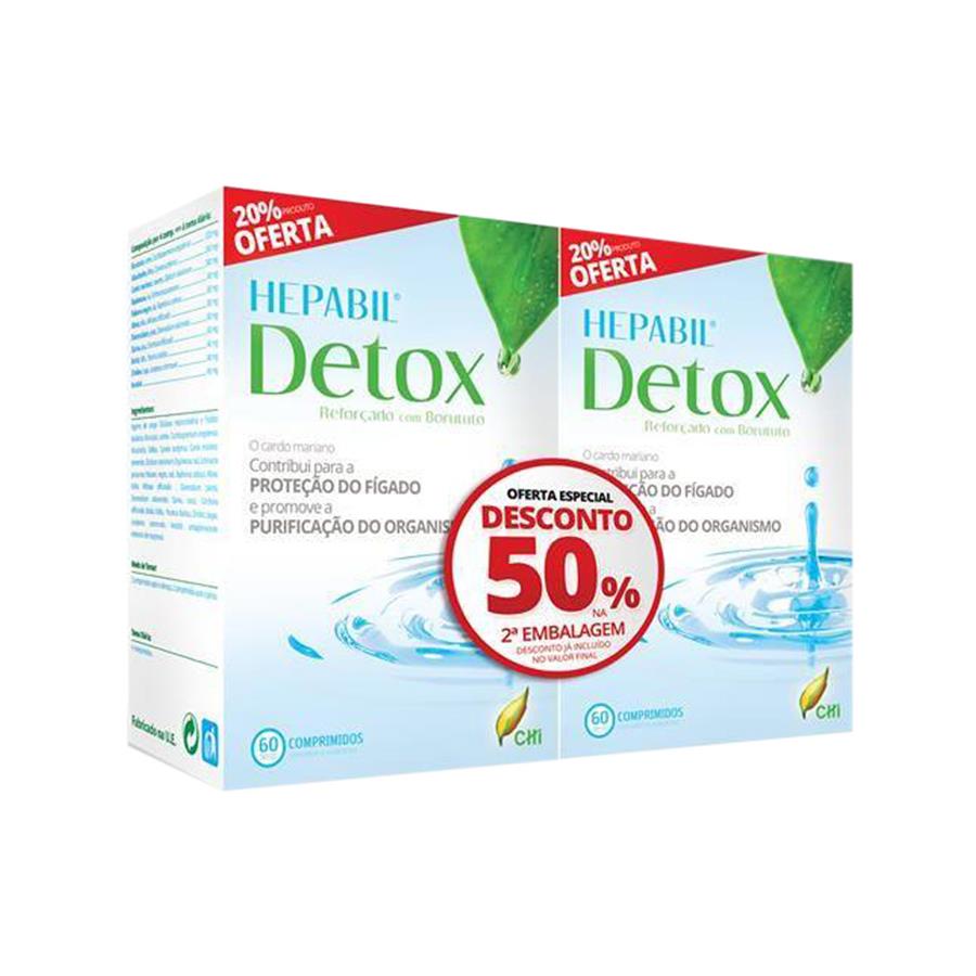 CHI Hepabil Detox Pack 2x60 comprimidos - imagem principal