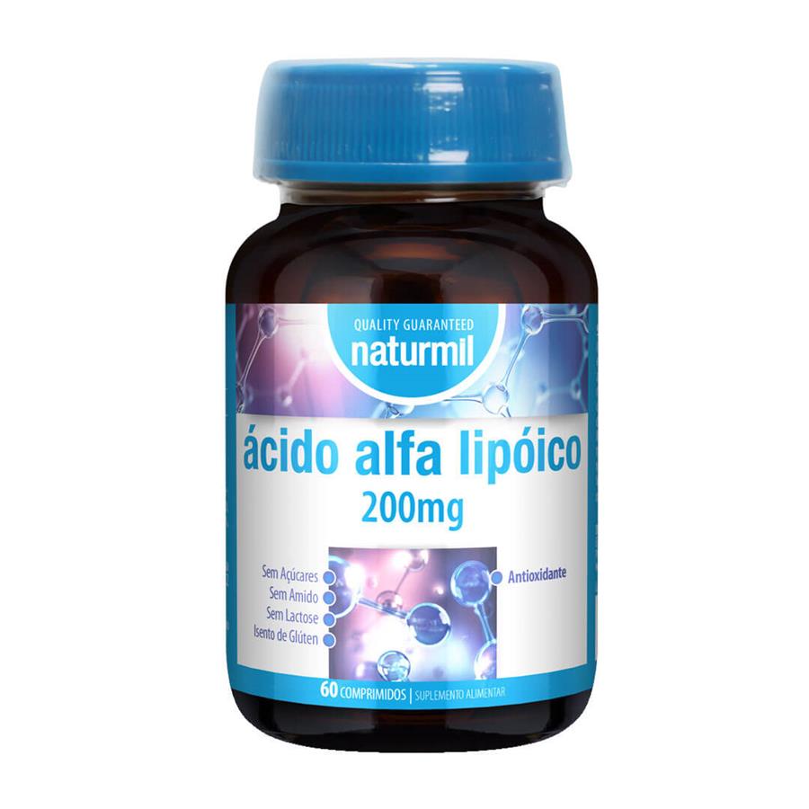 Naturmil Ácido Alfa Lipoico 200 mg 60 Comprimidos - imagem principal