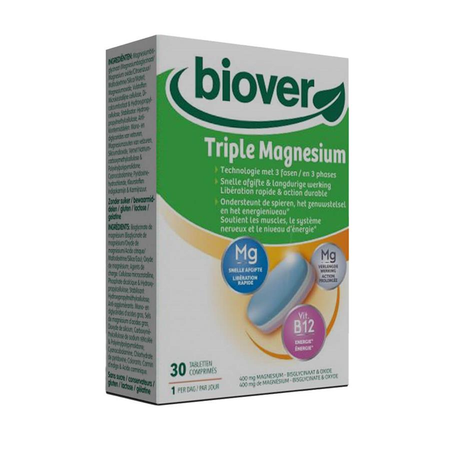 Biover Triple Magnesium 30 Comprimidos - imagem principal