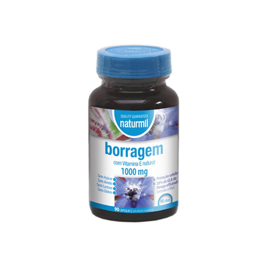 Naturmil Borragem 1000mg 90 cápsulas