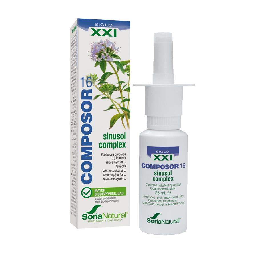 Soria Natural Composor 16 Sinusol Complex 25ml