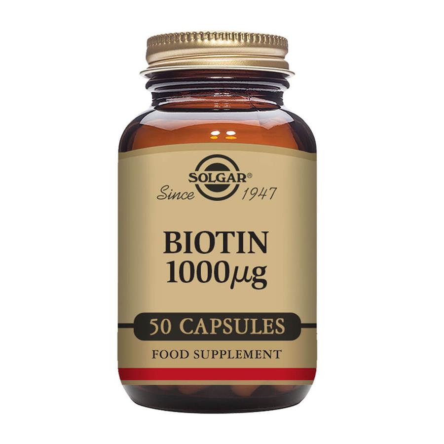 Solgar Biotina 1000mcg 50 Cápsulas