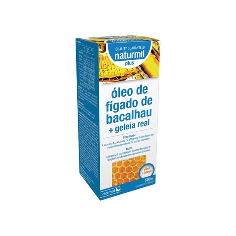 Naturmil Óleo Figado Bacalhau + Geleia Real Plus 500ml