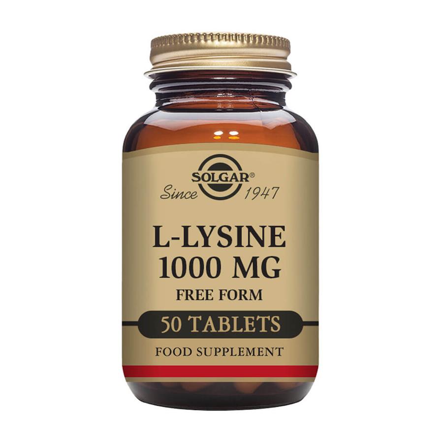 Solgar L-Lisina 1000mg 50 Comprimidos - imagem principal