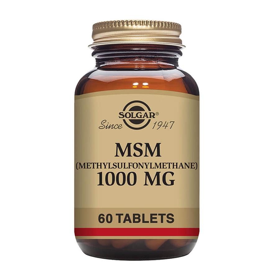 Solgar MSM 1000mg 60 comprimidos - imagem principal