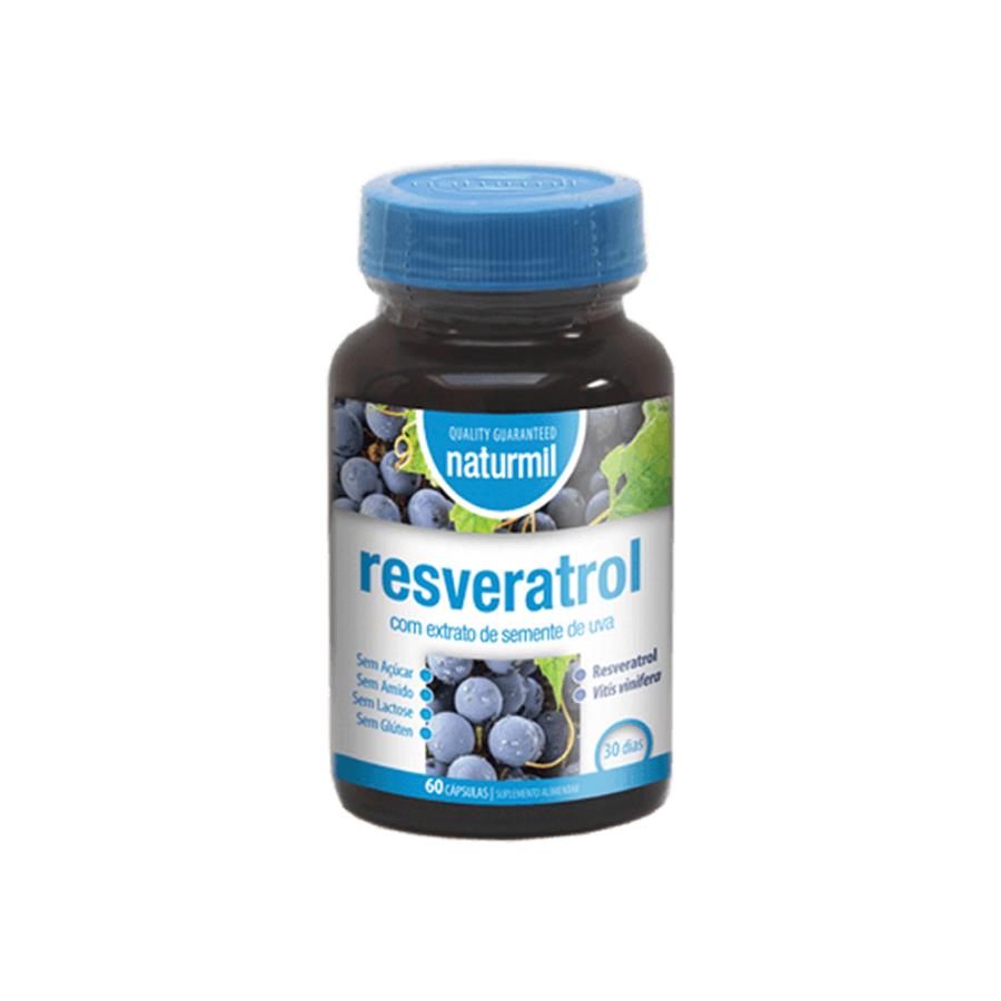 Naturmil Resveratrol 400mg 60 cápsulas - imagem principal