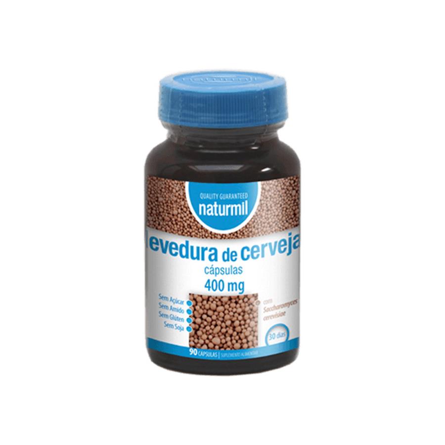 Naturmil Levedura de Cerveja 400mg 90 cápsulas - imagem principal