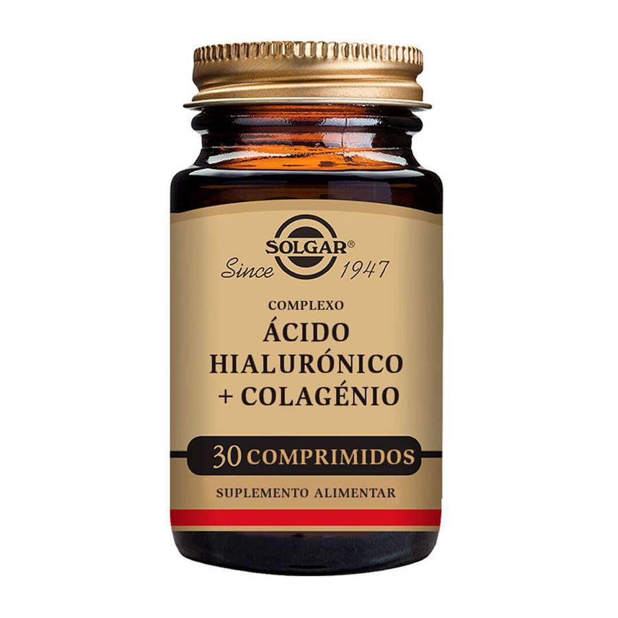 Solgar Ácido Hialurónico e Colagénio 30 comprimidos - imagem principal