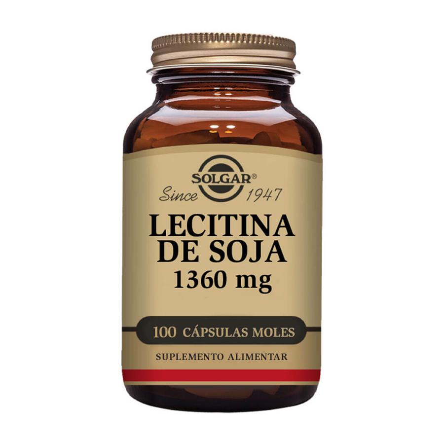 Solgar Lecitina de Soja 1360mg 100 Cápsulas - imagem principal