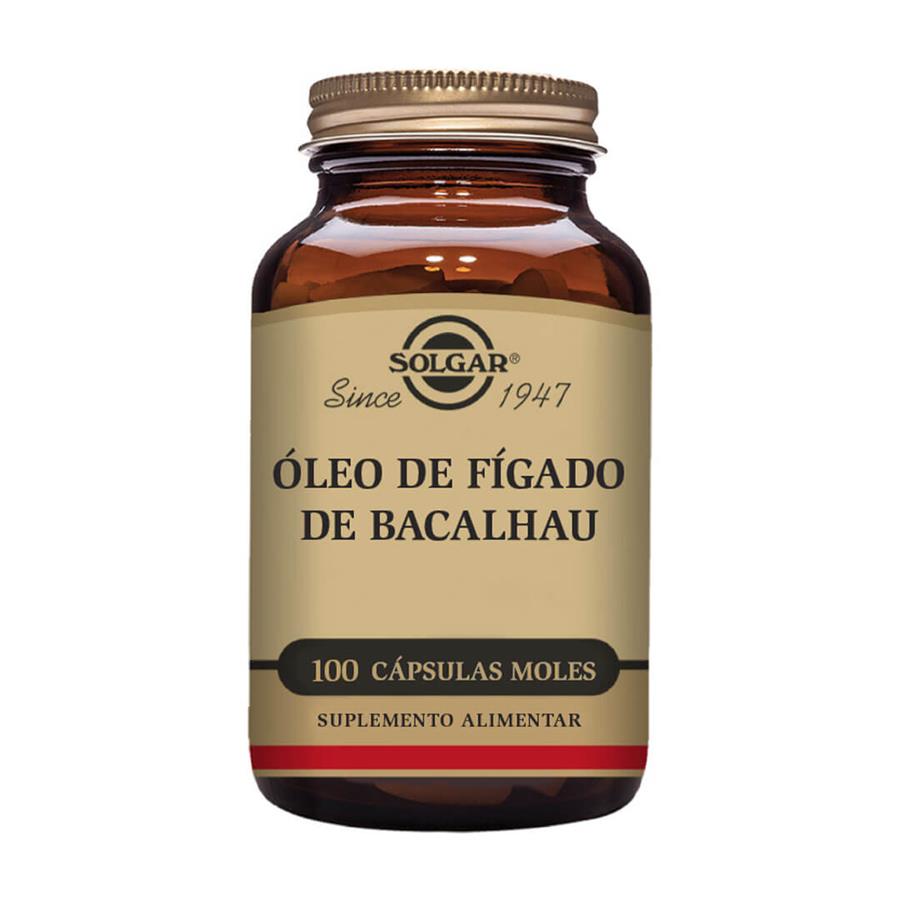 Solgar Óleo de Fígado de Bacalhau 100 Cápsulas - imagem principal