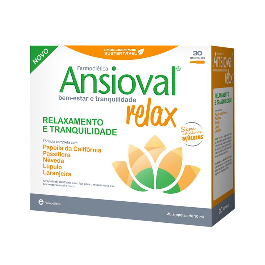 Farmodiética Ansioval Relax 30 ampolas - imagem principal
