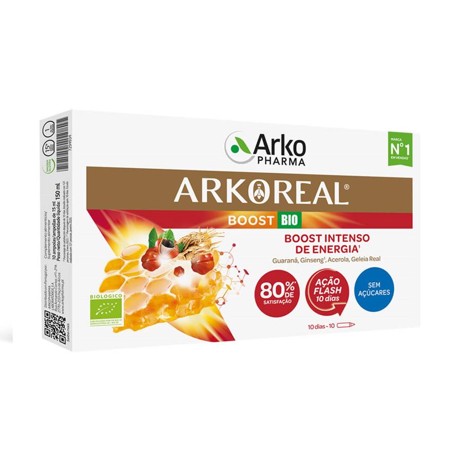 Arkopharma Arkoreal Boost Bio 10 Ampolas - imagem principal
