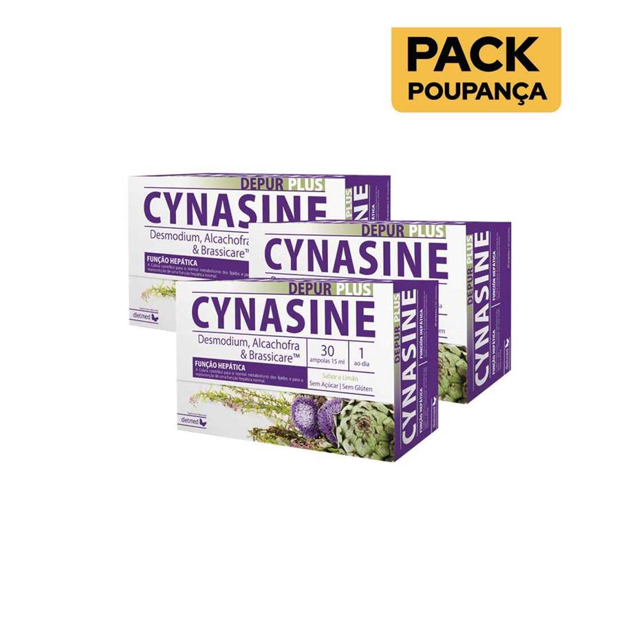 Dietmed Cynasine Depur Plus 30 Ampolas - Pack de 3 - imagem principal