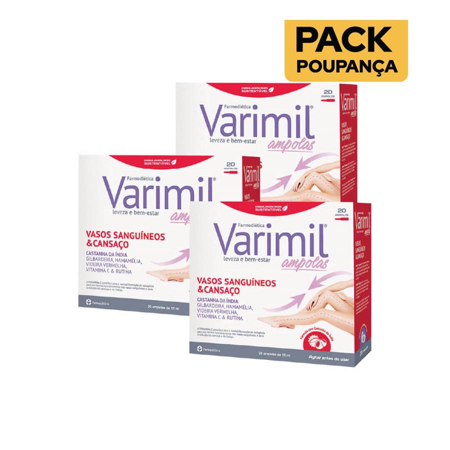 Farmodiética Varimil 20 ampolas - Pack de 3