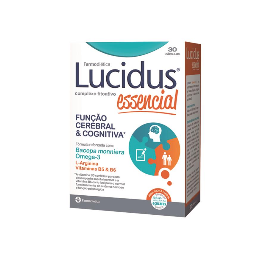 Farmodiética Lucidus Essencial 30 Cápsulas - imagem principal