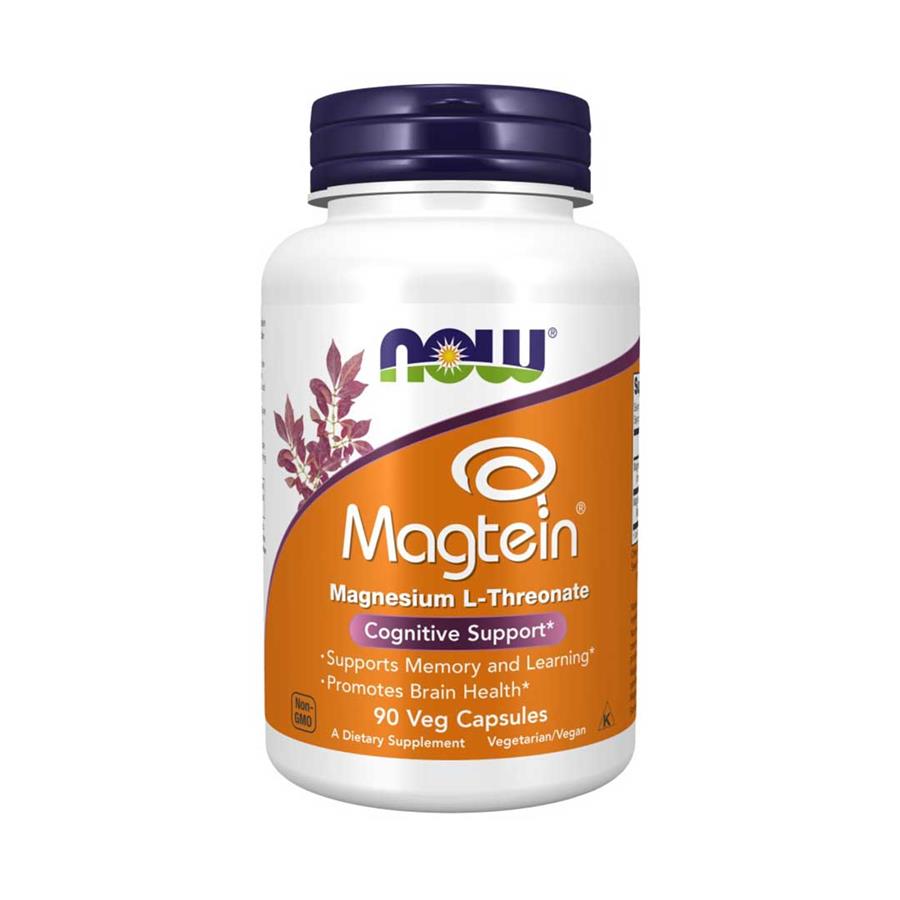 Now Magtein L-Treonato de Magnésio 90 Cápsulas Vegetais - imagem principal