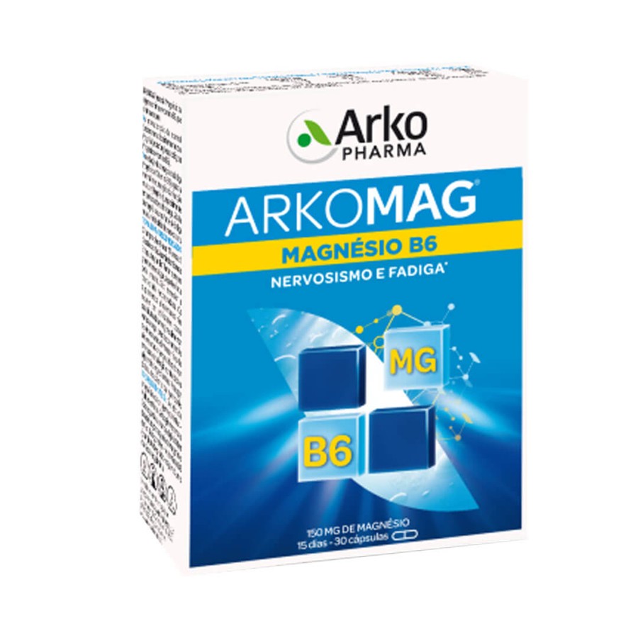 Arkopharma Arkomag Magnésio B6 30 Cápsulas