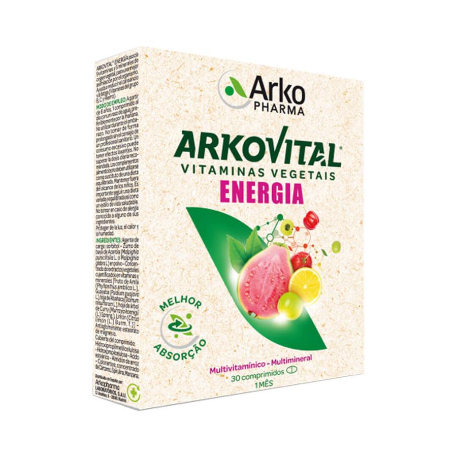 Arkovital Energia 30 Comprimidos