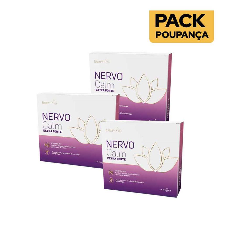 Bioceutica Nervocalm Extra Forte 30 Singlepack - Pack de 3