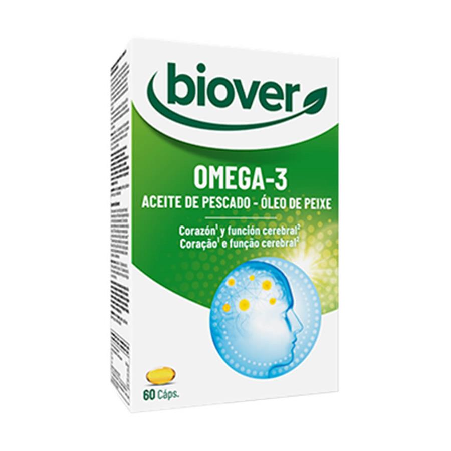 Biover Ómega 3 - Óleo de Peixe 60 Cápsulas - imagem principal