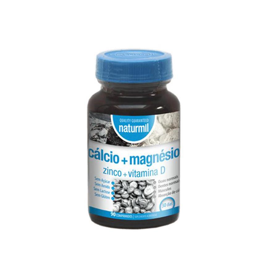 Naturmil Calcio + Magnesio + Zinco + Vitamina D 90 Comprimidos - imagem principal