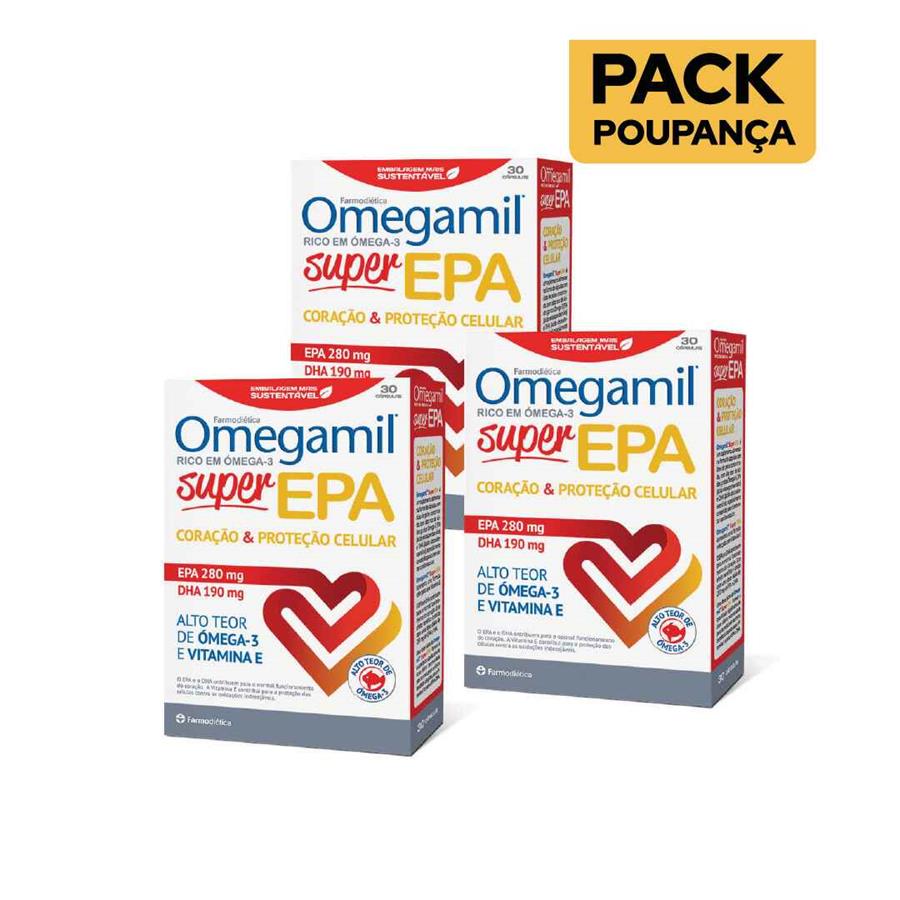 Farmodiética Omegamil Super EPA 30 Cápsulas - Pack de 3