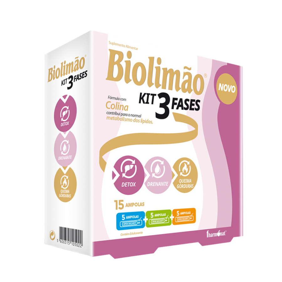 Fharmonat Biolimão Kit 3 Fases 15 Ampolas - imagem principal