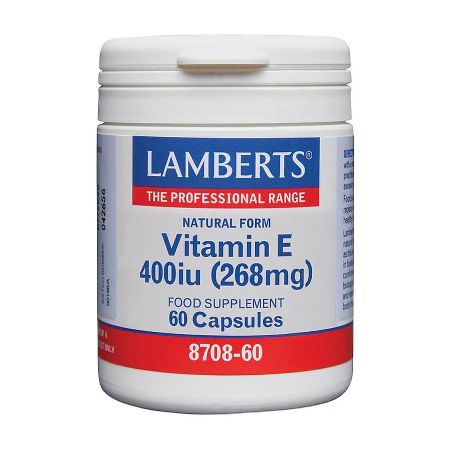 Lamberts Vitamin E 400Ui 60 cápsulas - imagem principal