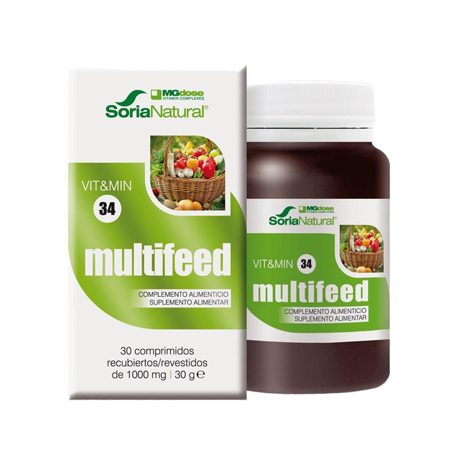 Soria Natural Vit&Min 34 MultiFeed 30 Comprimidos