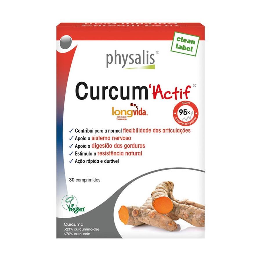 Physalis Curcum Actif 30 Comprimidos - imagem principal