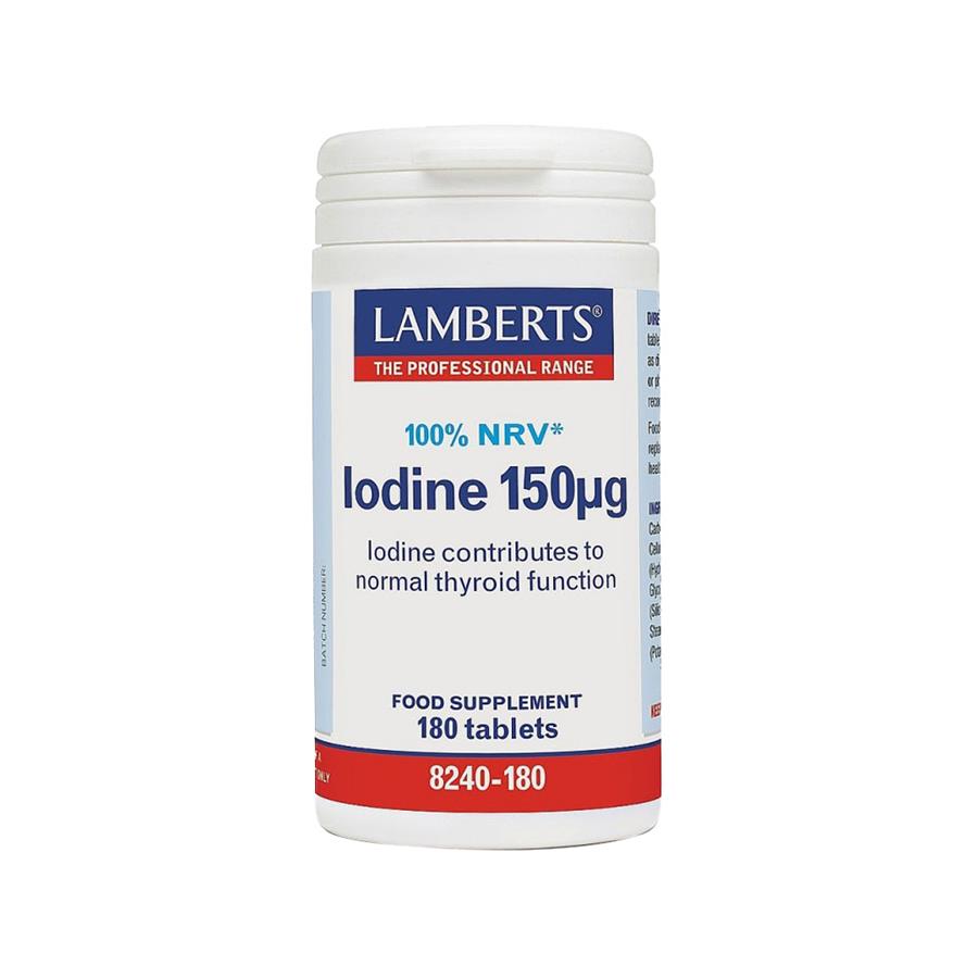 Lamberts Iodine 150µg 180 Cápsulas - imagem principal