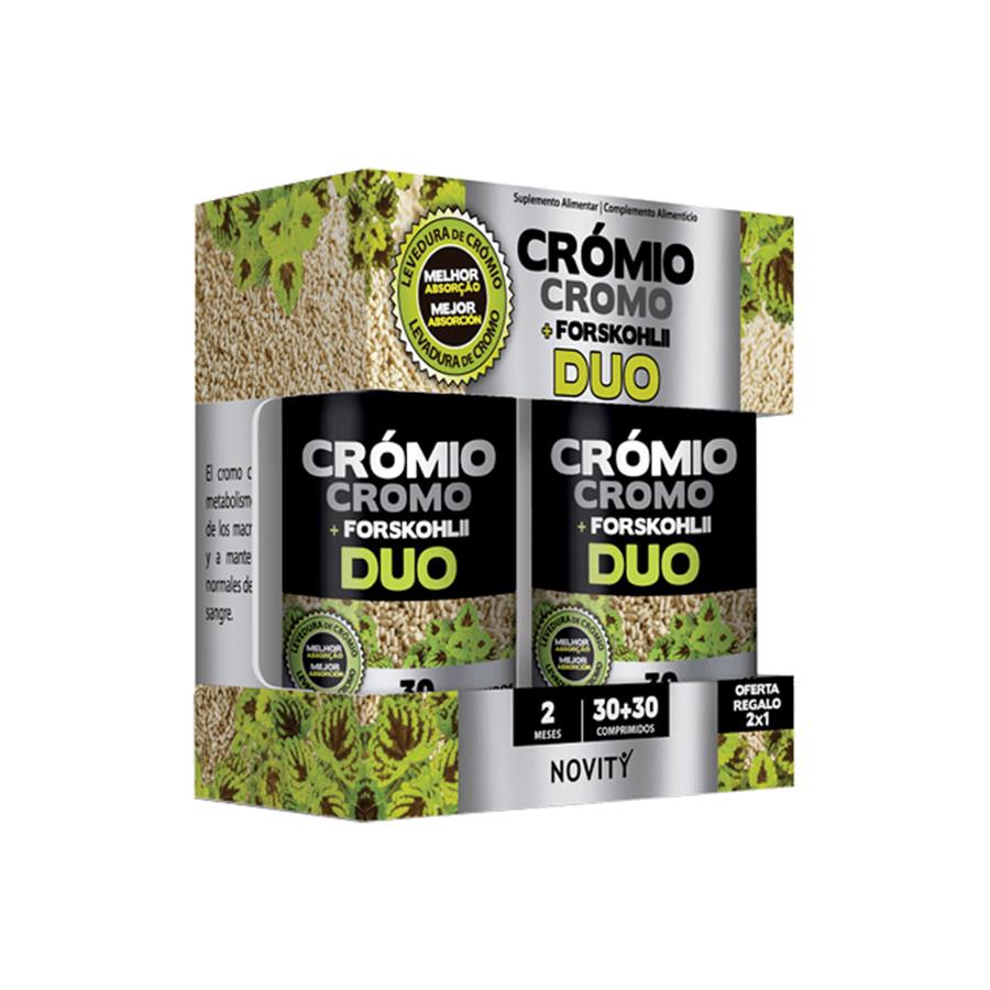 Novity Crómio + Forskohlii DUO 30 + 30 comprimidos - imagem principal