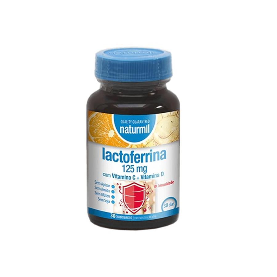 Naturmil Lactoferrina 125mg 30 Comprimidos - imagem principal