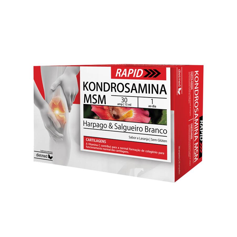 Dietmed Kondrosamina MSM Rapid 30 Ampolas - imagem principal