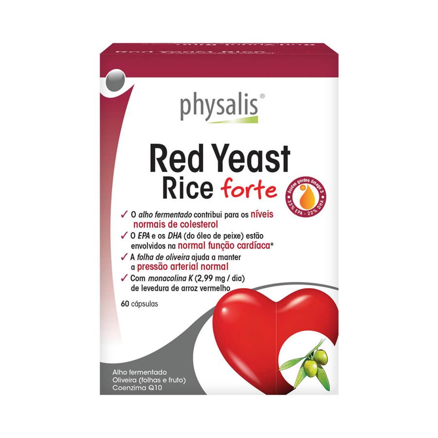 Physalis Red Yeast Rice Forte 60 Cápsulas - imagem principal