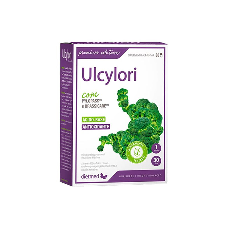 Dietmed Ulcylori com Brassicare 30 cápsulas