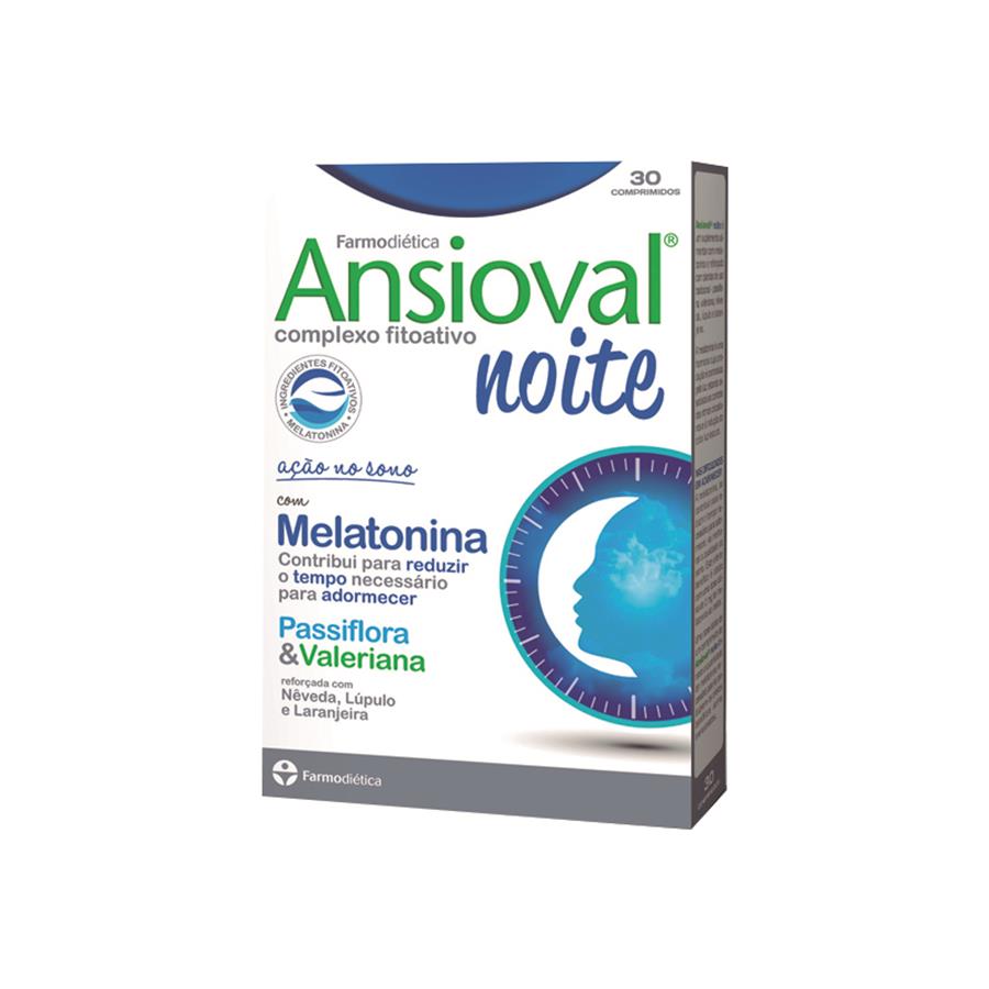 Farmodiética Ansioval Noite 30 comprimidos - imagem principal