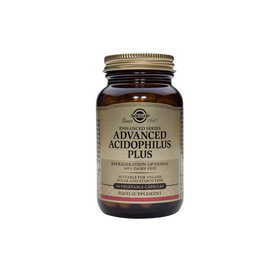 Solgar Advanced Acidophilus Plus 60 Cápsulas - imagem principal