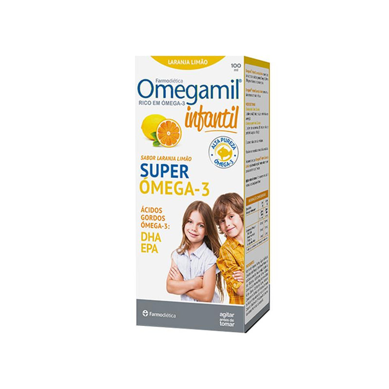 Farmodiética Omegamil Infantil Laranja-Limão Xarope 100ml