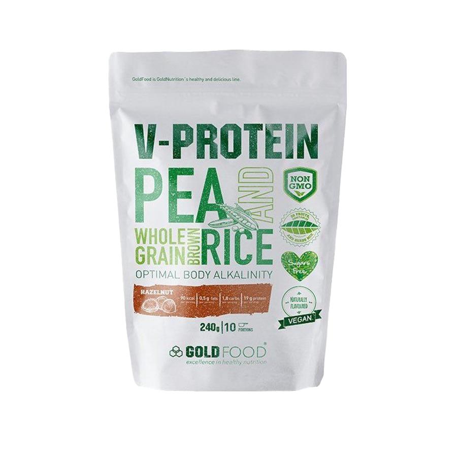 GoldNutrition V-Protein 240g Avelã - imagem principal