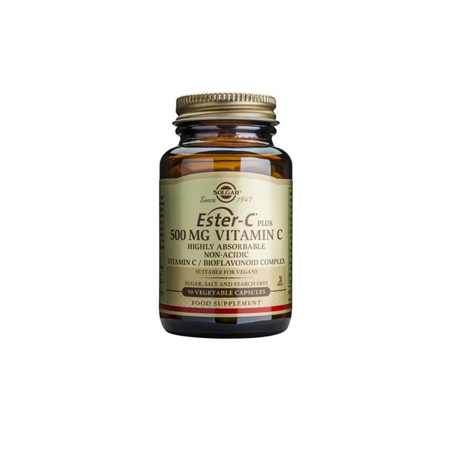 Solgar Ester-C Plus 500 mg 50 Cápsulas - imagem principal