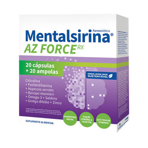 Farmodiética Mentalsirina AZ Force Rx 20 Cápsulas + 20 Ampolas