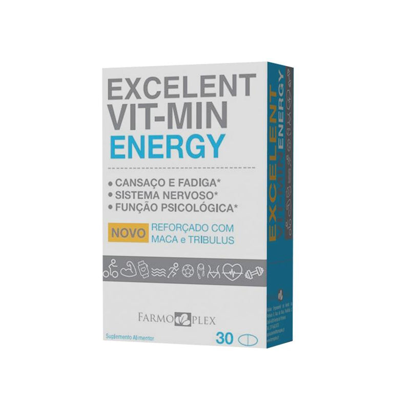 Farmoplex Excelent Vit-Min Energia 30 Cápsulas