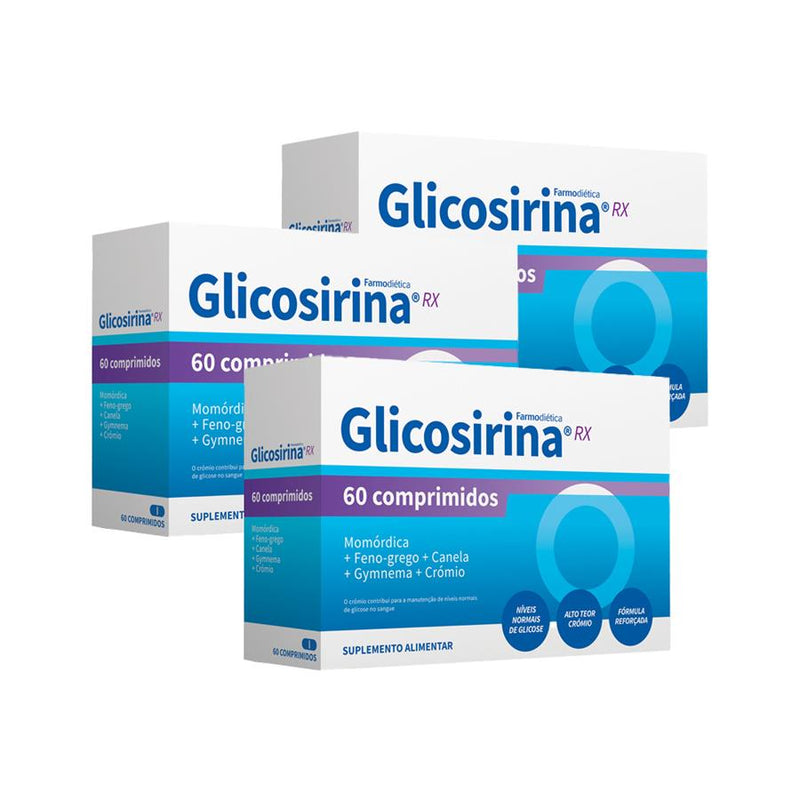 Farmodiética Glicosirina RX 60 Comprimidos - Pack de 3