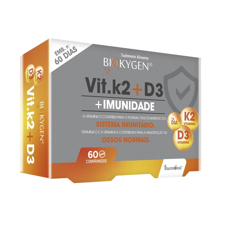 Biokygen Vit. K2 + D3 + Imunidade 60 Comprimidos