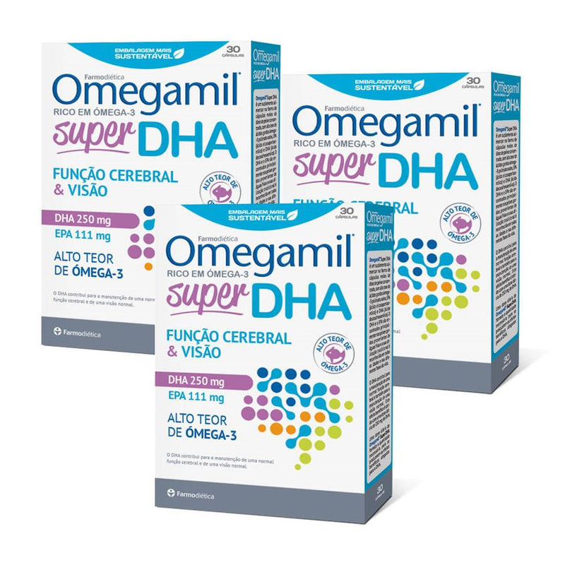 Farmodiética Omegamil Super DHA 30 Cápsulas - Pack de 3
