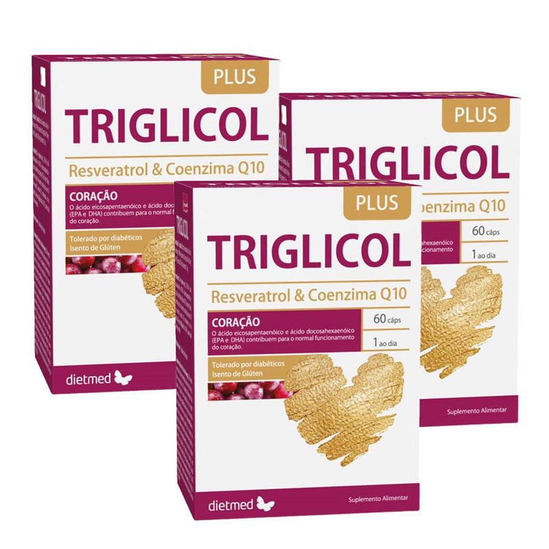 Dietmed Triglicol Plus 60 cápsulas - Pack de 3