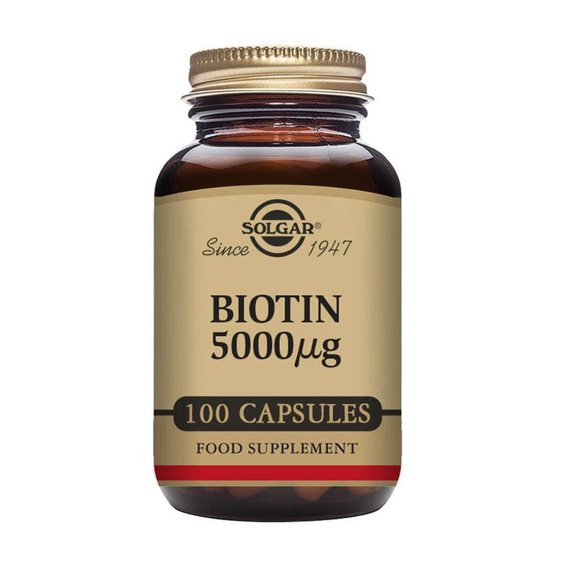 Solgar Biotina 5000mcg 100 cápsulas